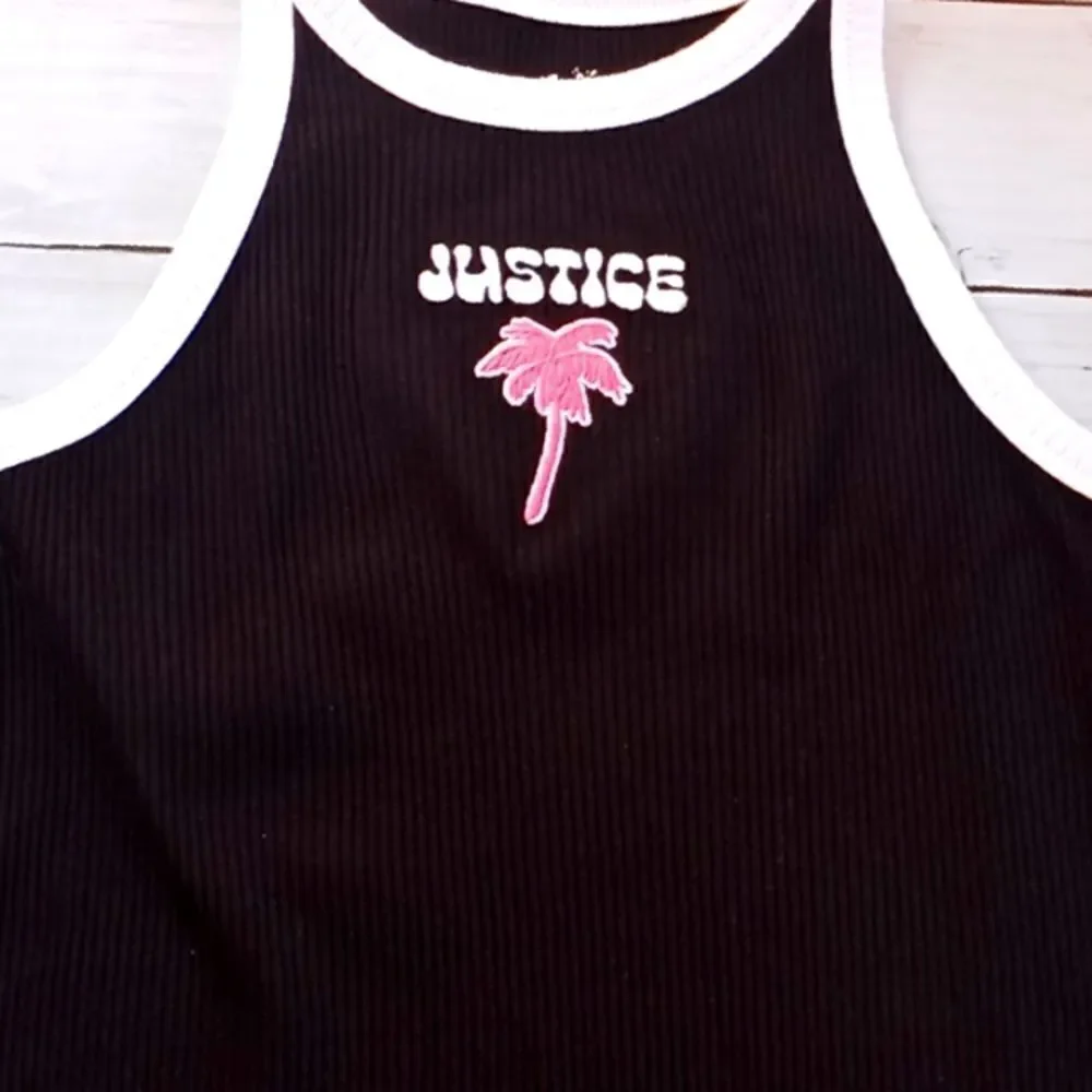 Justice Girls High Neck Ribbed Dress